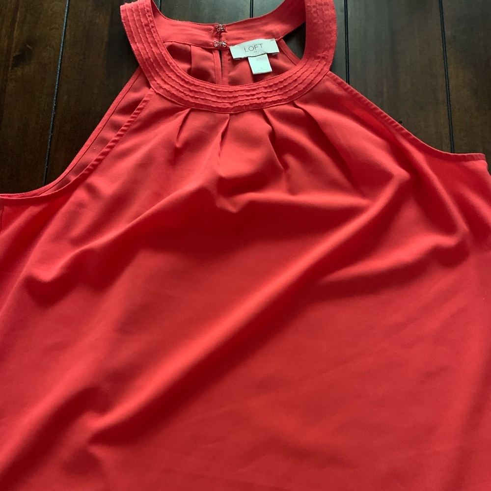 LOFT || Pink Blouse